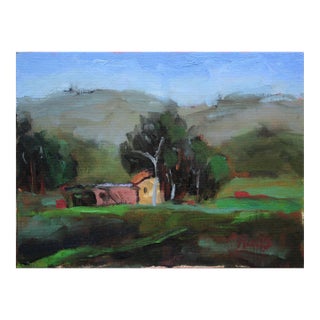 Modern Plein Air Landscape Oil For Sale