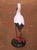 Sculpture Materials Mid-Century French Hand-Painted Concrete and Iron Stork Garden Sculpture For Sale - Image 7 of 9