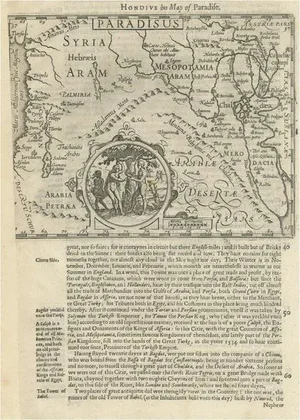 Antique Map of the Holy Land
