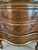 Antique Parquetry Inlaid Serpentine Shaped Commode with Marble Top, 1790 For Sale - Image 6 of 13