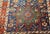 Vintage Heriz Serapi Runner Rug, Hand-Knotted Wool, Geometric Medallion Pattern, Navy, 3x12 For Sale - Image 4 of 16