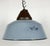 Industrial Grey Enamel and Cast Iron Pendant Light, 1960s For Sale - Image 6 of 17