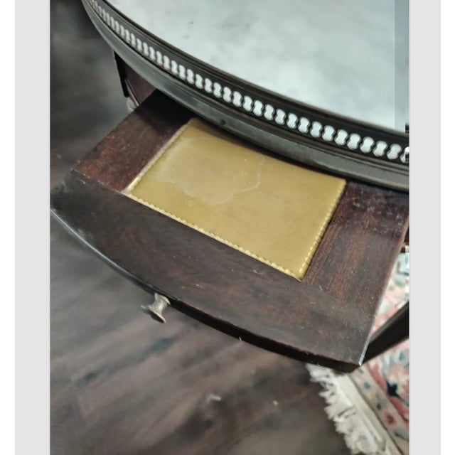 Mid 19th Century Antique French Louis XVI Table Bouillotte For Sale - Image 4 of 11