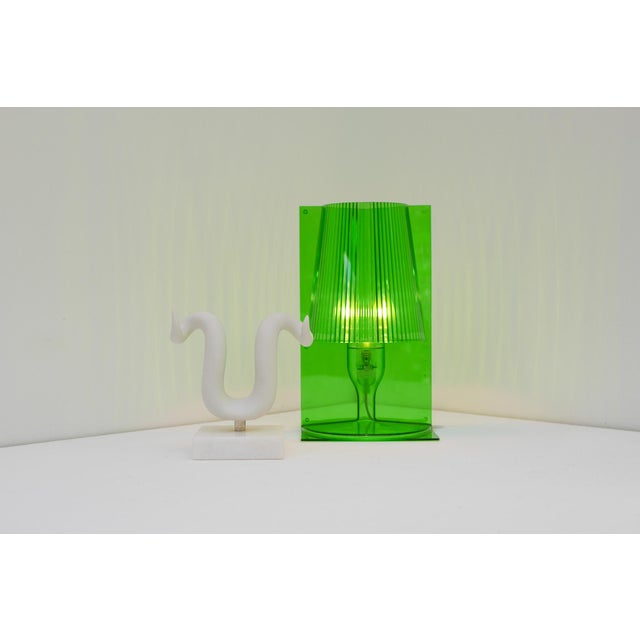 Take Table Lamp in Green Transparent Polycarbonate by Ferruccio Laviani for Kartell, 2003 For Sale - Image 6 of 17