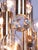 Cascading 36 Chandelier Swarovski Crystal Gilt Brass by Ernst Palme, 1960 For Sale - Image 11 of 16