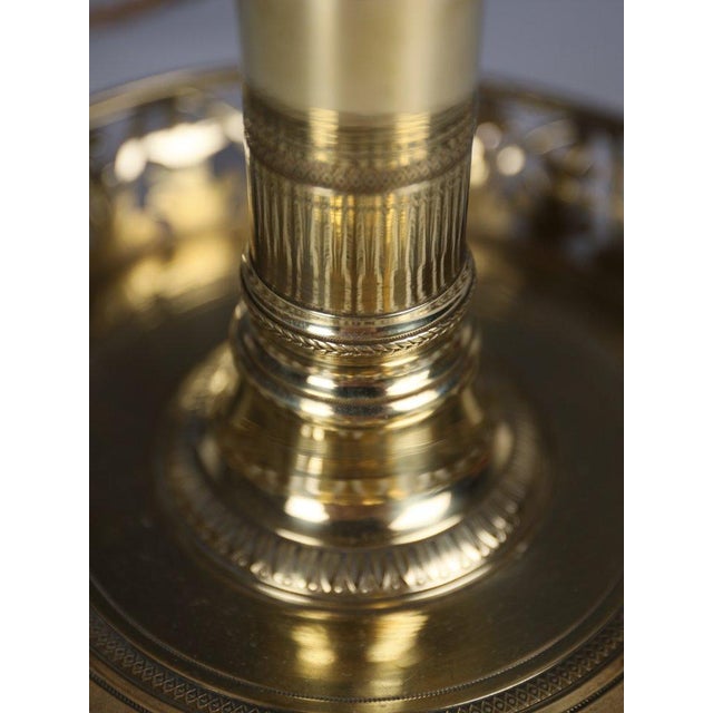 19th Century French Brass Bouillotte Table Lamp, 1880 For Sale - Image 18 of 18