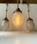 Danish Art Deco Grenade Pendant Lamps in Copper and Etched Glass, 1920s, Set of 3 For Sale - Image 4 of 9