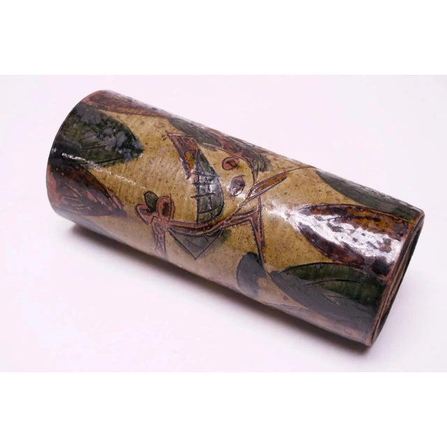 Otagiri Company Vintage Japanese Otagiri Incised Vase by Omc For Sale - Image 4 of 13