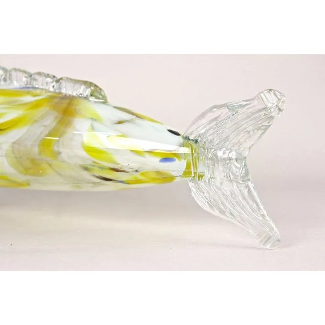 Mid-Century Murano Glass Fish Sculpture, Italy, 1950s For Sale - Image 15 of 18