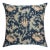 Morris Anemone Blue Silver Tapestry Cushion With Feather Filler - 55 X 55cm For Sale