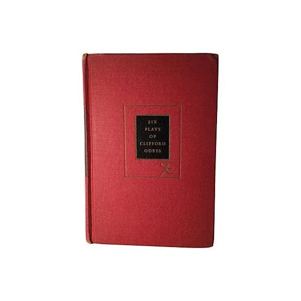 Six Plays of Clifford Odets. New York: Modern Library, 1939. Hardcover with dust jacket. 434 pages. Book bumped corners...