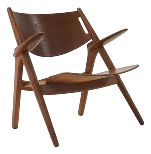 CH28 Sawbuck Lounge Chair by Hans J. Wegner for Carl Hansen, 1960s