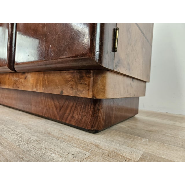 Art Deco Dressing Table in Walnut and Blond Walnut, 1940 For Sale - Image 15 of 16
