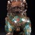 Pair of Vintage Cloisonné Enamel Guardian Lions – Gilt Bronze Foo Dogs, Turquoise Ground For Sale In Los Angeles - Image 6 of 7