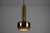 1960s Brass Pendant Lamp by Vilhelm Lauritzen for Louis Poulen, Denmark, 1960s For Sale - Image 5 of 10