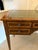 Antique Edwardian Free Standing Mahogany Four Drawer Inlaid Writing Desk, 1910 For Sale - Image 12 of 13