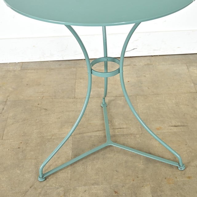 French 19th Century Bistro Table in New Powdercoat For Sale - Image 4 of 10