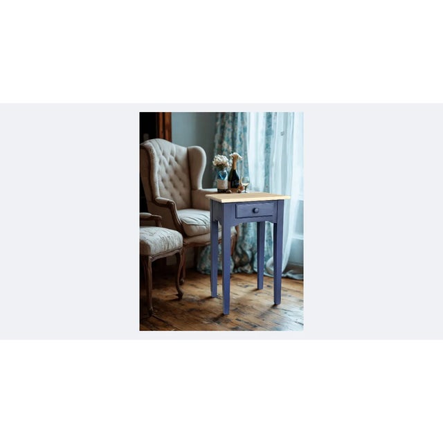 Mid Century Solid Oak Shaker Side Table For Sale - Image 10 of 10