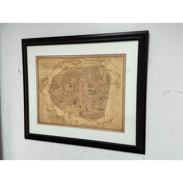 Design Plus Gallery presents a City Map of Vienna and Suburbs from 1805. All written in Italian, you get a planned view of...