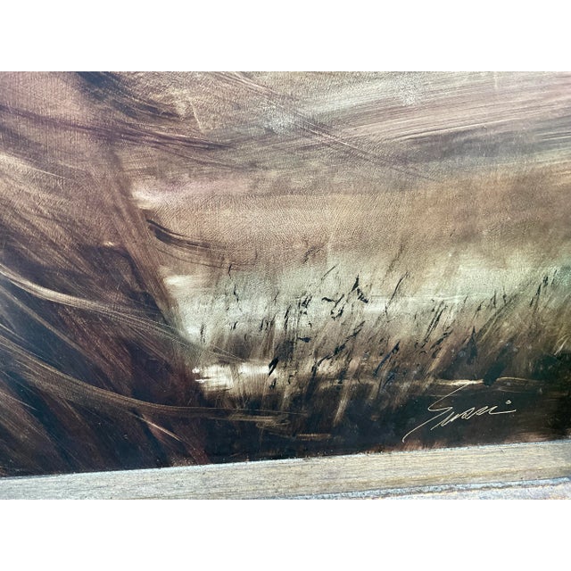 Vintage Alfred Sussi’s Painting of a Woman. For Sale - Image 4 of 7