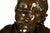 French Antique Bronze Sculpture “Bust of Voltaire” After Jean-Antoine Houdon For Sale - Image 16 of 18