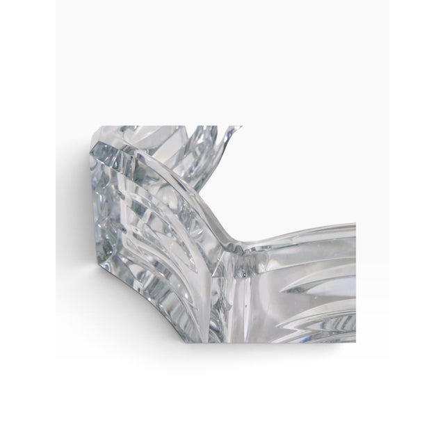 Mid 20th Century Large Bacarrat Crystal Centerpiece Bowl For Sale - Image 9 of 9