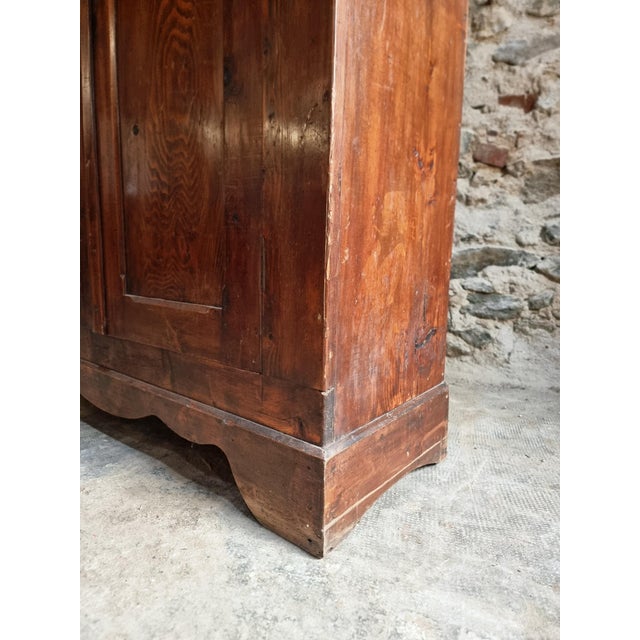 Antique French Pine Bonnetière Cabinet, 1900s For Sale - Image 10 of 18