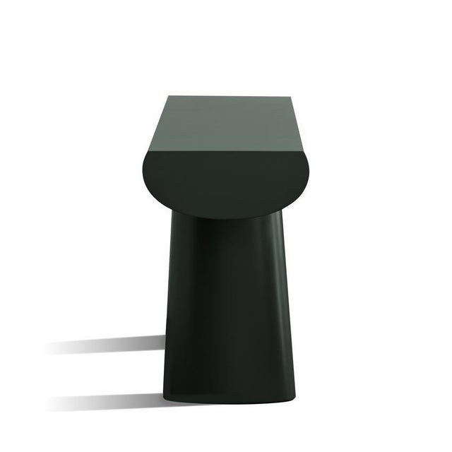 Wood Console Table in Dark Green by Aldo Bakker for Karakter For Sale - Image 7 of 18