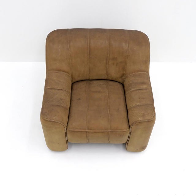 Mid-Century Modern De Sede Ds-44 Buffalo Leather Lounge Chair, Switzerland, 1970 For Sale - Image 3 of 10