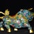 Traditional Vintage Cloisonne Enamel Bull Figurine – 11" Gilt Ox Sculpture With Floral Motif For Sale - Image 3 of 18