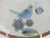 Ken Edwards El Palomar Blue Bird Flower Mexican Folk Art 11 3/4" Pottery Platter For Sale - Image 4 of 6
