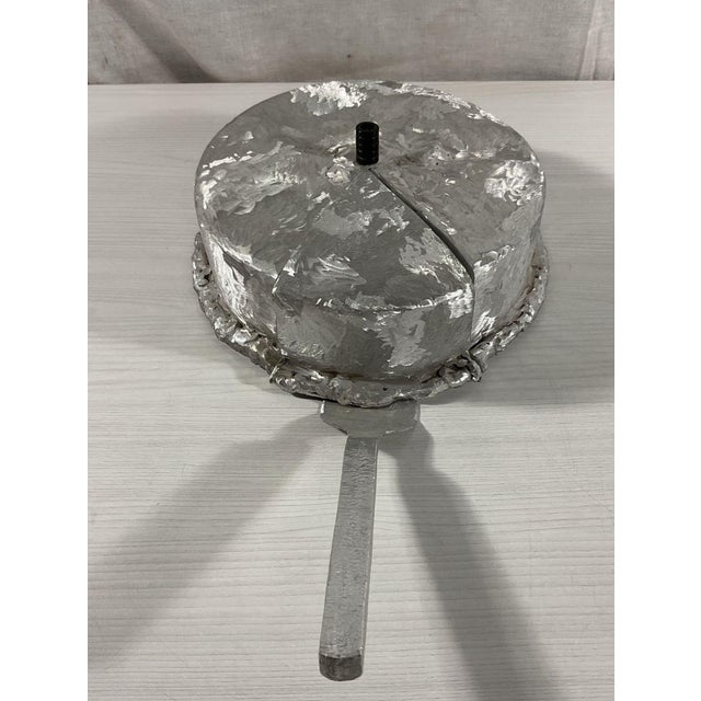 Piece of Cake Signed Two-Part Aluminum Sculpture by Herbert Simon, 1992 For Sale - Image 4 of 6