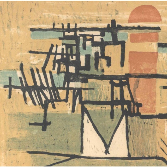 Abstract Georges Item "Maritime Landscape" Lithograph For Sale - Image 3 of 7