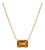 Dainty Citrine Bar Chain Necklace, November Birthstone Necklace For Sale