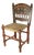 Dated 1902 German Schwälmer Folk Art Wedding Chair For Sale