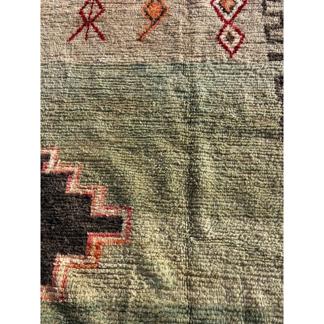 Berber Tribes of Morocco Moroccan Colorful Boujad Wool Rug - Berber Rug -Vintage Moroccan Rug For Sale - Image 4 of 8