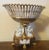 Gold Antique Early 19th Century French Empire Porcelain Corbeille Centerpiece with Angel Supports For Sale - Image 8 of 13