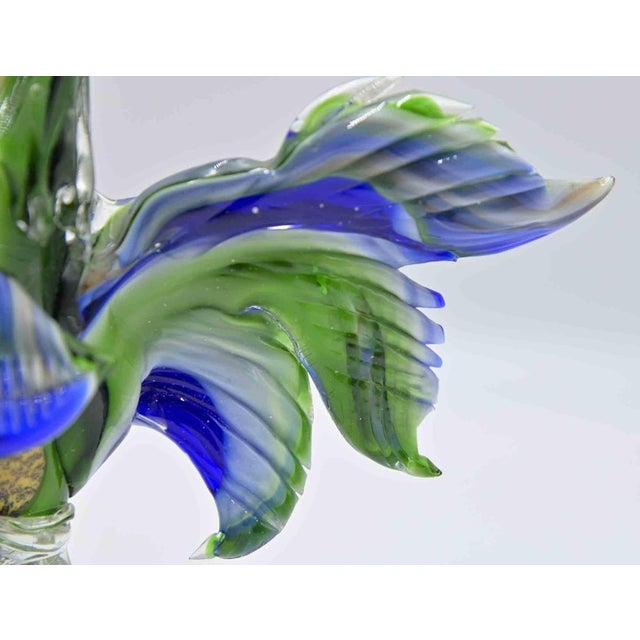 Handmade Murano Glass Roosters, Italy, 1980s, Set of 2 For Sale - Image 6 of 7
