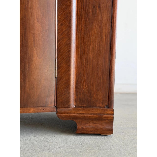 Vintage Wooden Art Deco Armoire For Sale - Image 10 of 12