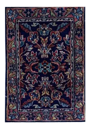 Handwoven Sarouk Style Area Rug 1’4″ X 1’10”