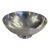 Silvered Metal Diminutive Serving Bowl For Sale