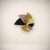 CURTIS JERE Wall sculpture Brass and lacquered steel Signed and dated, USA, 1992 Height 84 x Width 80 cm