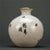 Late 20th Century Vintage Chinese Crackle Glaze Famille Rose "Crane & Peony" Vase - 16.5cm For Sale - Image 5 of 6