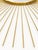 Contemporary Oly Studio Large Gold Sunburst Wall Mirror 59” Hollywood Regency Modern For Sale - Image 3 of 8
