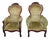Victorian Style Carved Side Chairs a Pair 6361 For Sale
