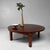 Brown Shōwa Traditional Round Low Table, Japan, 1960s For Sale - Image 8 of 15