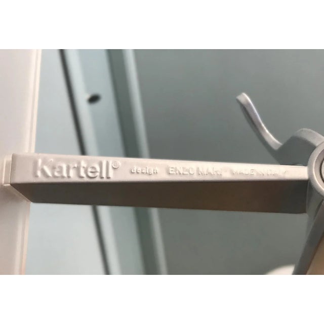 Silver ALTA TENSIONE Coat Stand by Enzo Mari for Kartell For Sale - Image 8 of 9