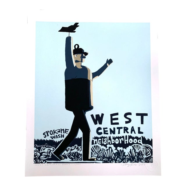 "Boris" the Tin Man Limited Edition Giclee Print by Neicy Frey For Sale