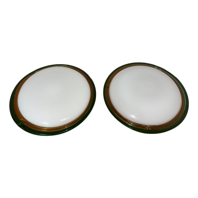 Vintage Wall Lights in Murano, 1970, Set of 2 For Sale