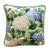 Blue Vintage Scalamandre Ivy and Hydrangea Decorative Pillow With Down Feather Insert For Sale - Image 8 of 8